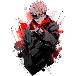 Jujutsu kaisen Yuji  dark