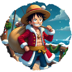 Luffy One Piece Noël