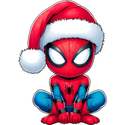 Spiderman Chibi Noël