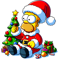 Homer Chibi Noël