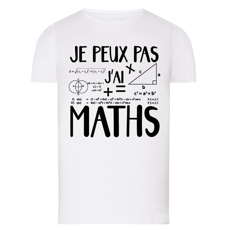 Je peux pas j'ai Maths