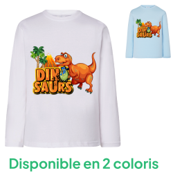 Dinosaure T-rex modèle 1 - T-shirts Manches longues