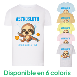 Paresseux Astronaute - T-shirt adulte et enfant
