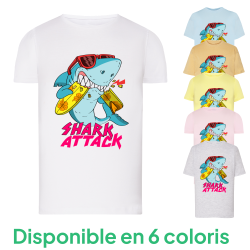 Requin Attack Surf - T-shirt adulte et enfant