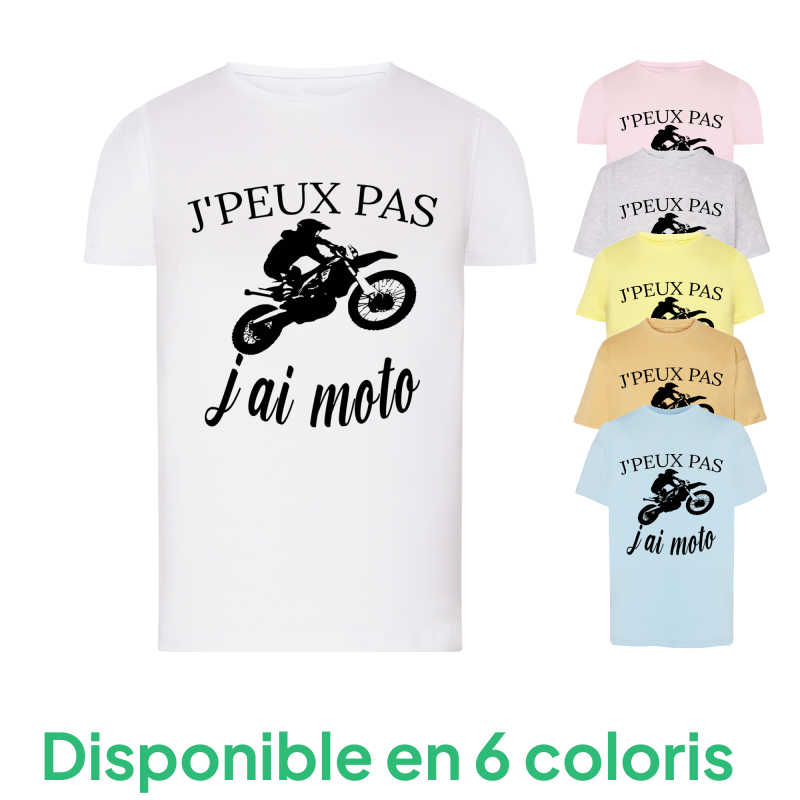 J'peux pas j'ai Moto - T-shirt adulte et enfant