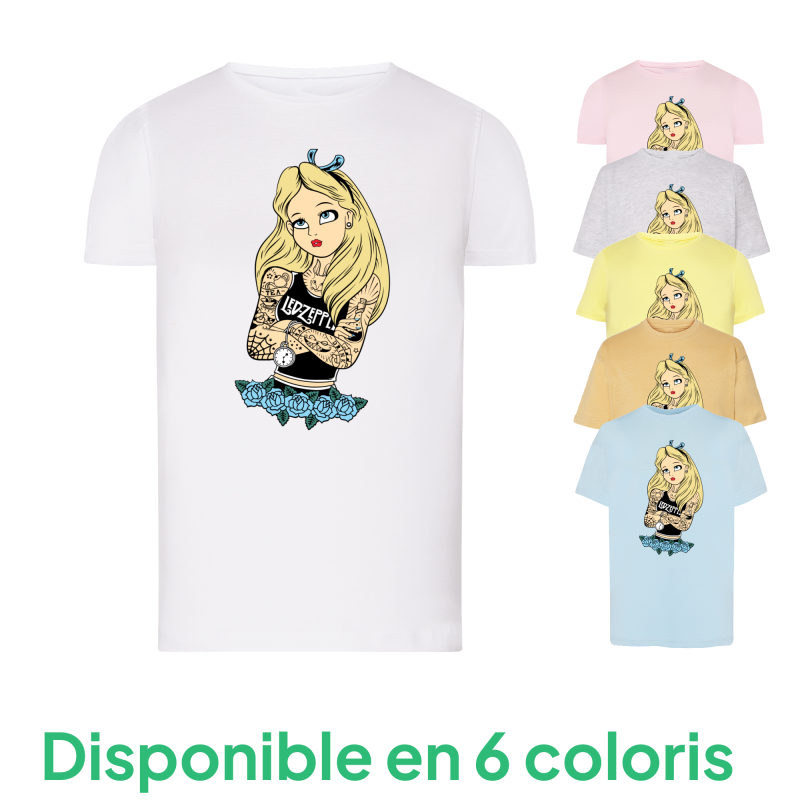 Alice Princesse Gothique - T-shirt adulte et enfant
