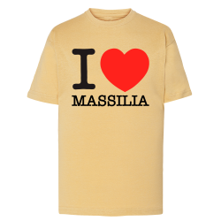 I Love Massilia - T-shirt adulte et enfant