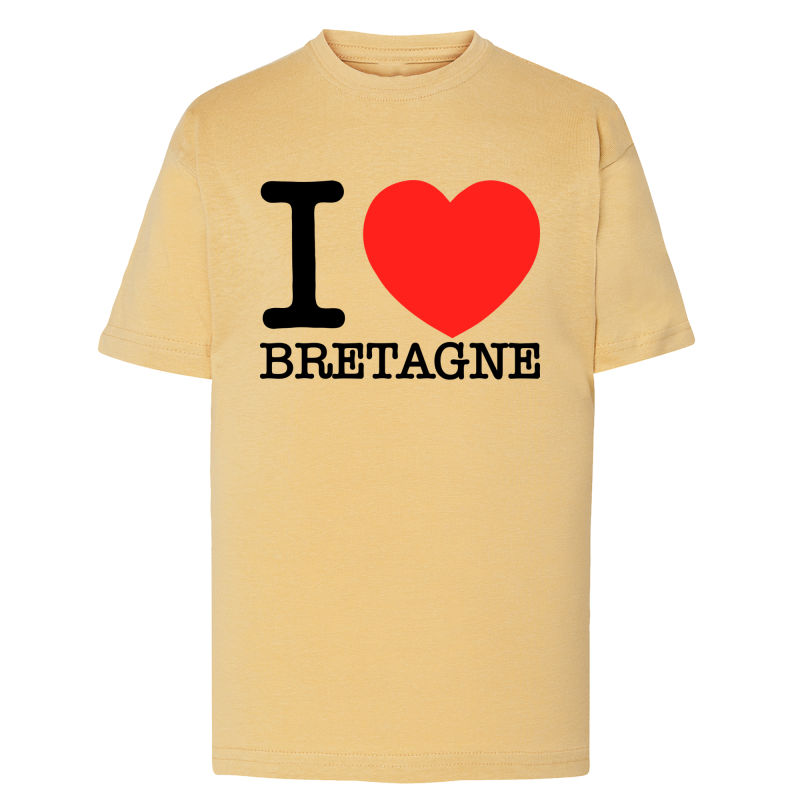 I Love Bretagne - T-shirt adulte et enfant