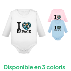 I Love Espace - Body Manches Longues