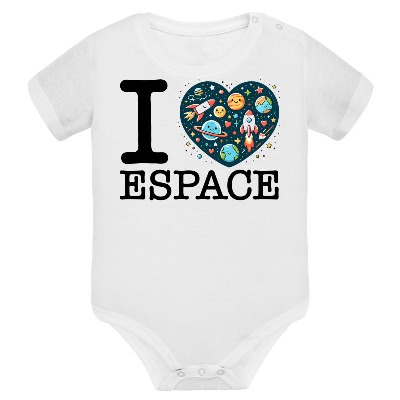 I Love Espace - Body Bébé
