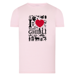 I love Ghibli - T-shirt adulte et enfant