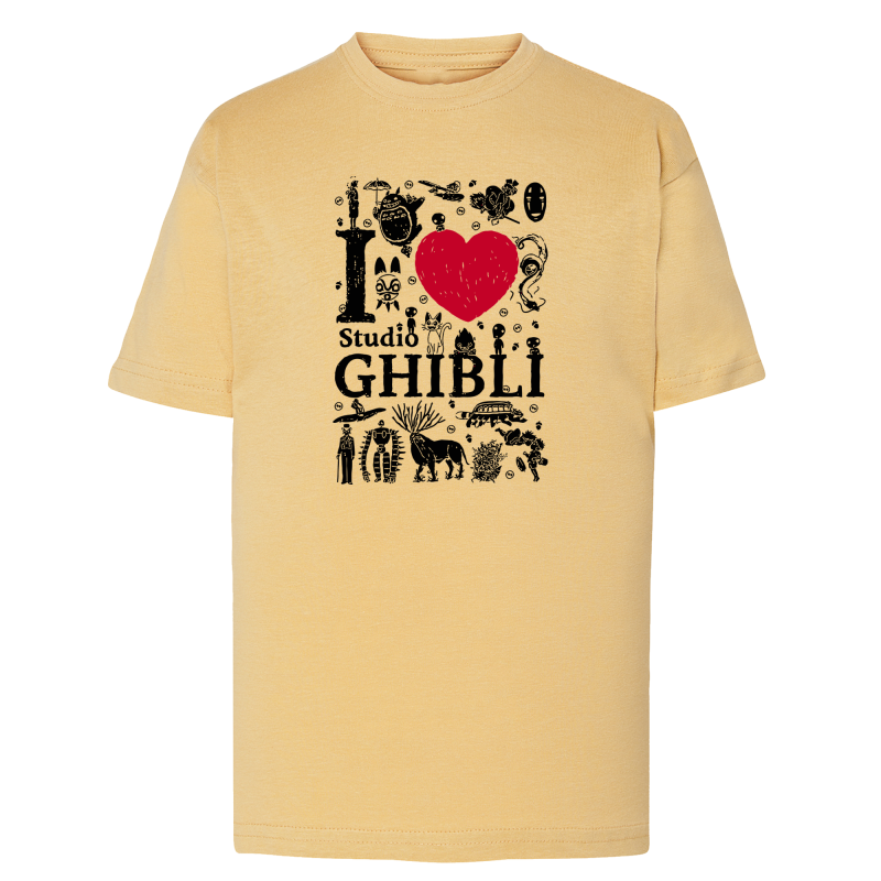 I love Ghibli - T-shirt adulte et enfant