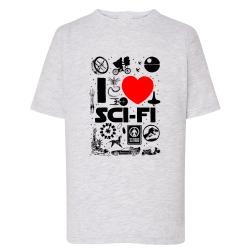 I love Sci-Fi - T-shirt adulte et enfant