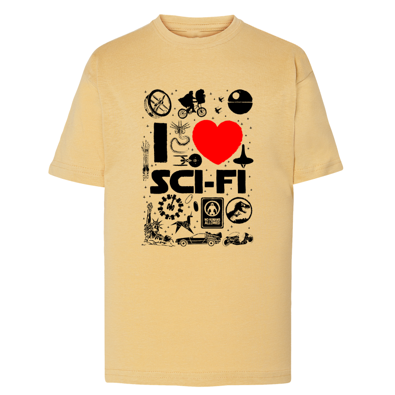 I love Sci-Fi - T-shirt adulte et enfant