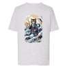 Chat Samouraï Vague - T-shirt adulte et enfant