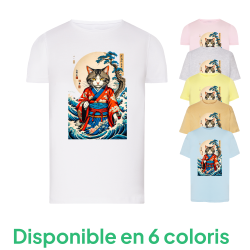 Chat Kimono Vague - T-shirt adulte et enfant