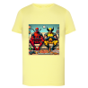 Deadpool vs Wolverine console - T-shirt adulte et enfant