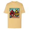 Deadpool vs Wolverine console - T-shirt adulte et enfant