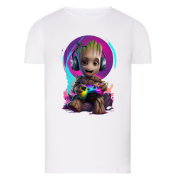 Bebe Groot Gamer - T-shirt adulte et enfant