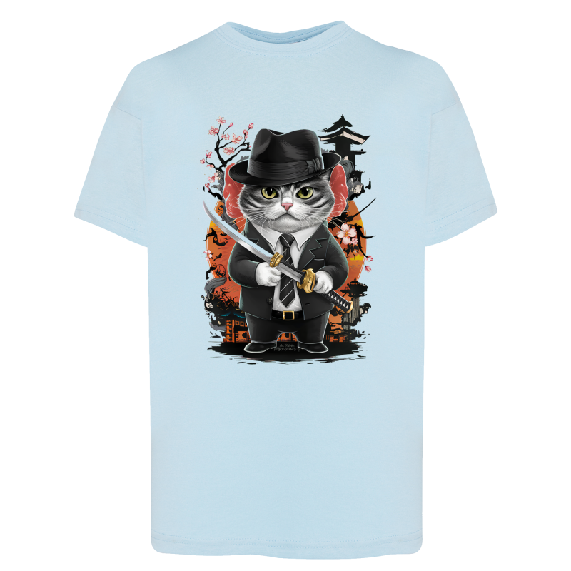 Chat Gangster - T-shirt adulte et enfant