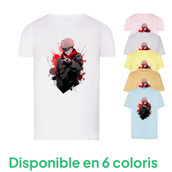 Jujutsu kaisen Yuji  dark - T-shirt adulte et enfant