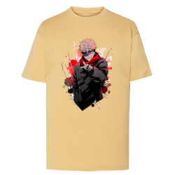 Jujutsu kaisen Yuji  dark - T-shirt adulte et enfant