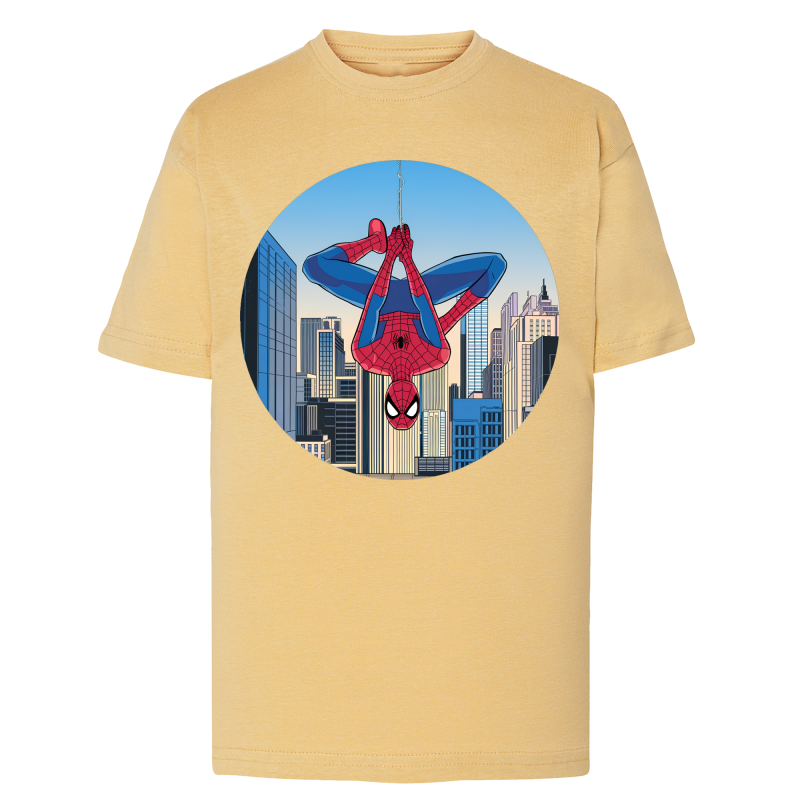 Spiderman à l'envers IA - T-shirt adulte et enfant