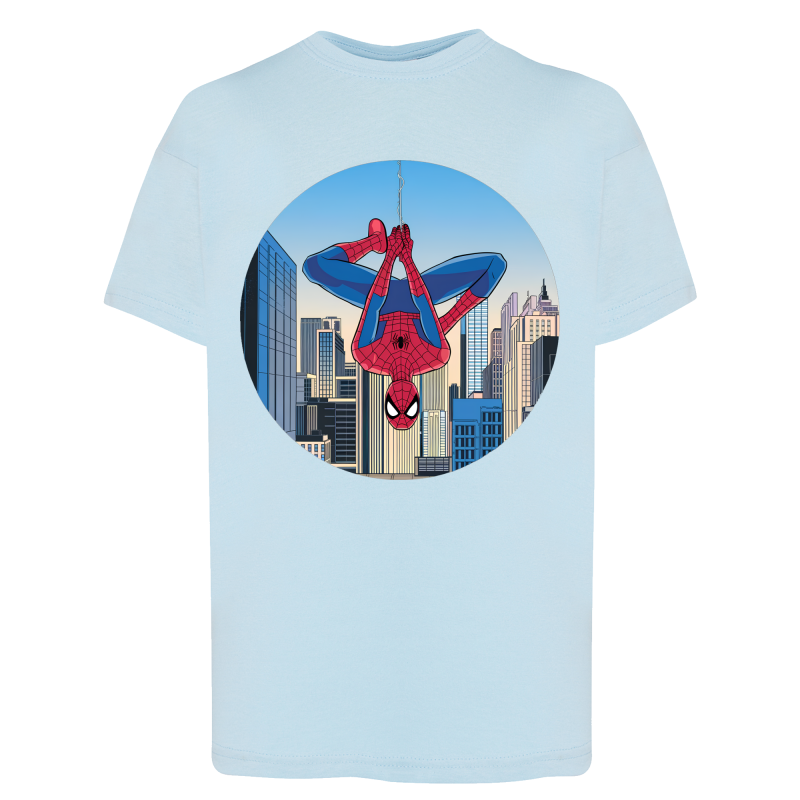 Spiderman à l'envers IA - T-shirt adulte et enfant