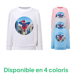 Spiderman a l'envers  - Sweatshirt Enfant et Adulte