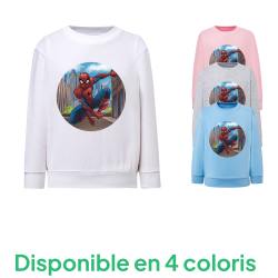 Spiderman toile IA - Sweatshirt Enfant et Adulte