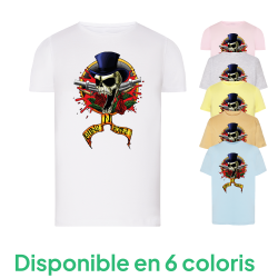 Gun's And Roses - T-shirt adulte et enfant