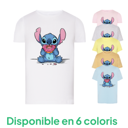 Stitch Donut - T-shirt adulte et enfant