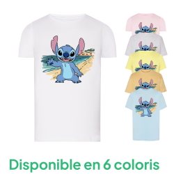 Stitch Plage Ajaccio - T-shirt adulte et enfant