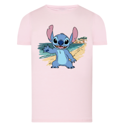 Stitch Plage Ajaccio - T-shirt adulte et enfant