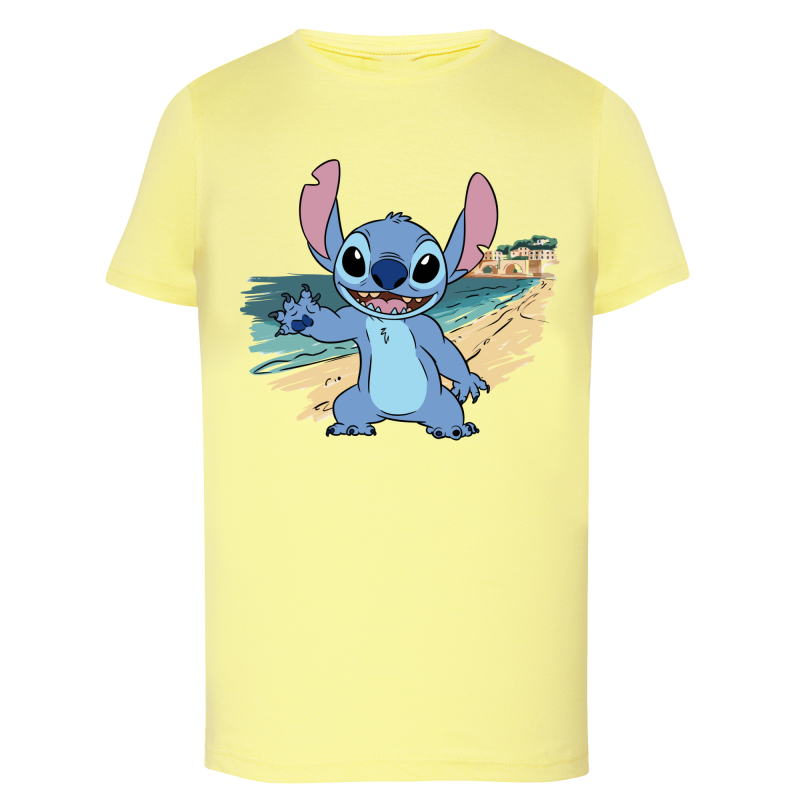 Stitch Plage Ajaccio - T-shirt adulte et enfant