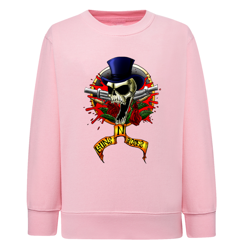 Gun's And roses - Sweatshirt Enfant et Adulte