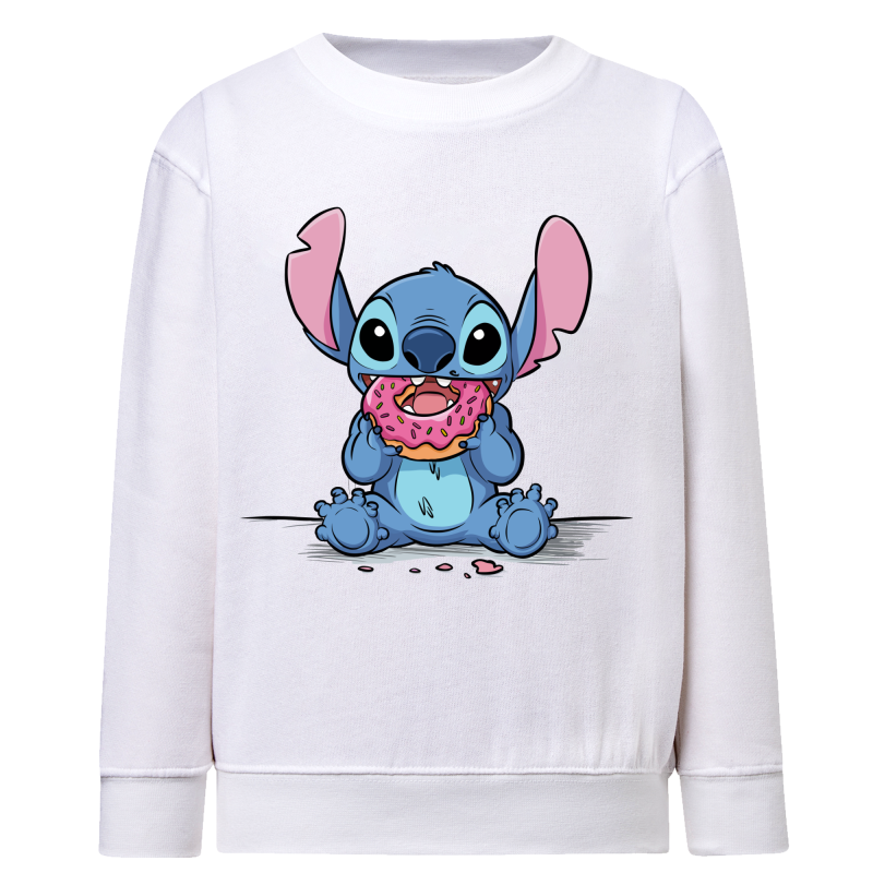 Stitch Donut - Sweatshirt Enfant et Adulte