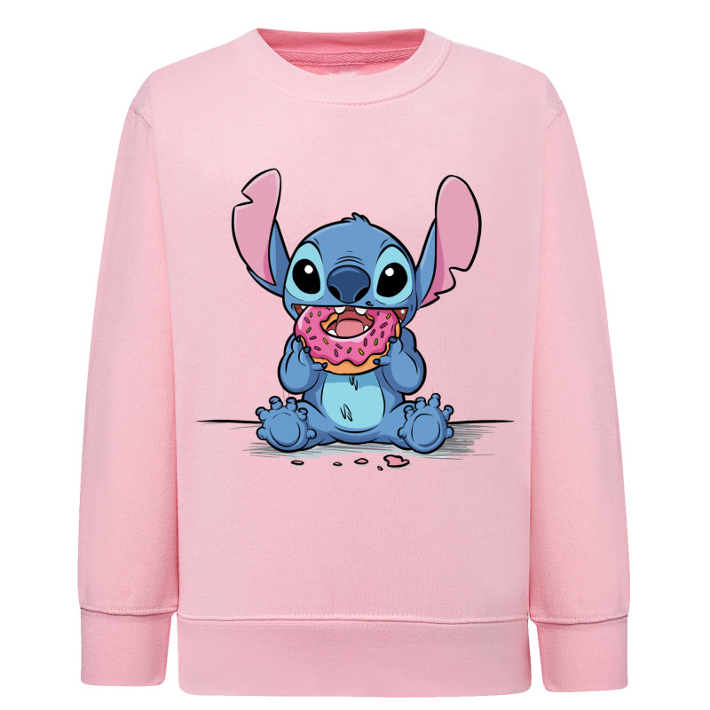 Stitch Donut - Sweatshirt Enfant et Adulte