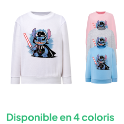 Stitch Vador - Sweatshirt Enfant et Adulte