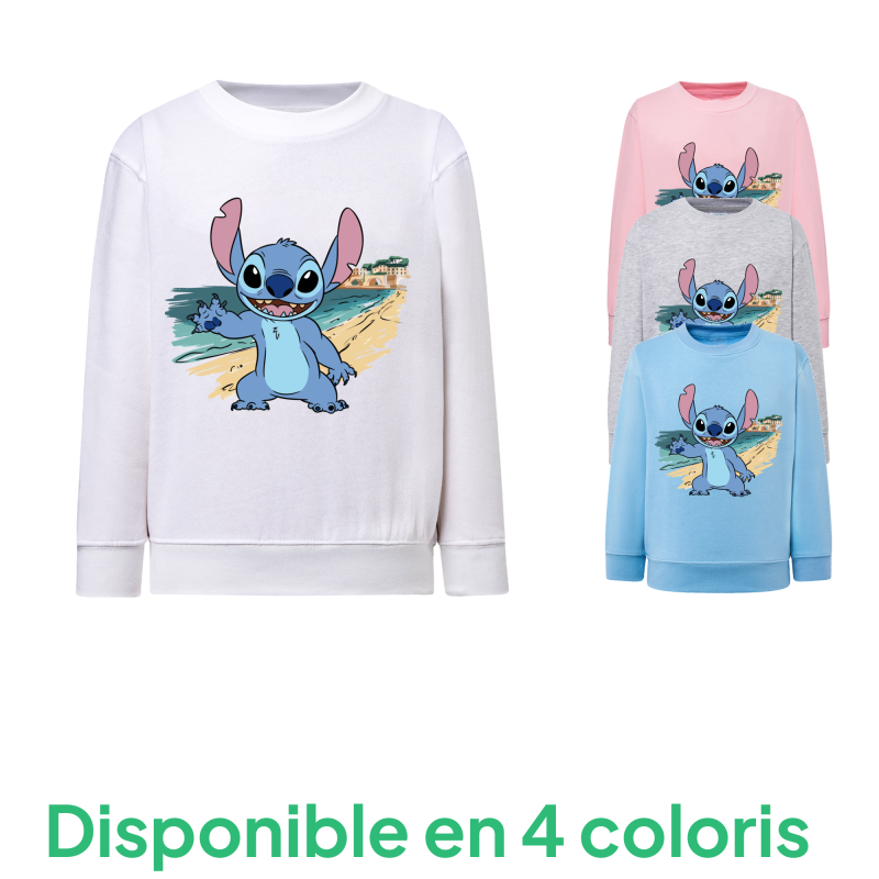 Stitch Ajaccio - Sweatshirt Enfant et Adulte