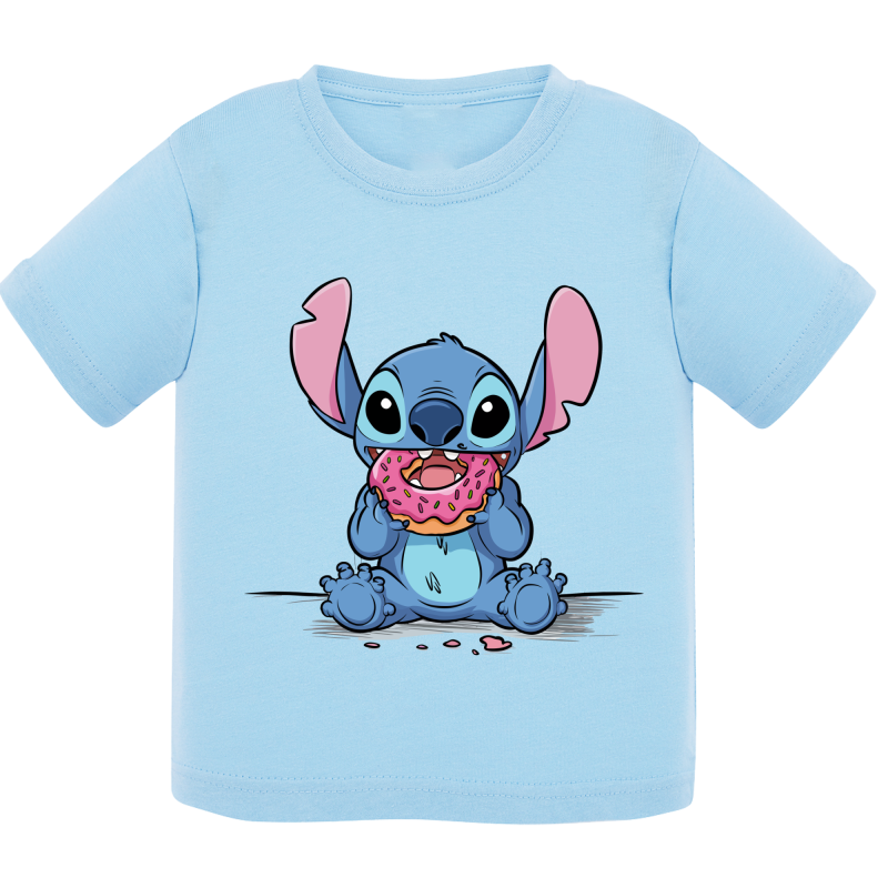 Stitch donuts - T-shirt bébé