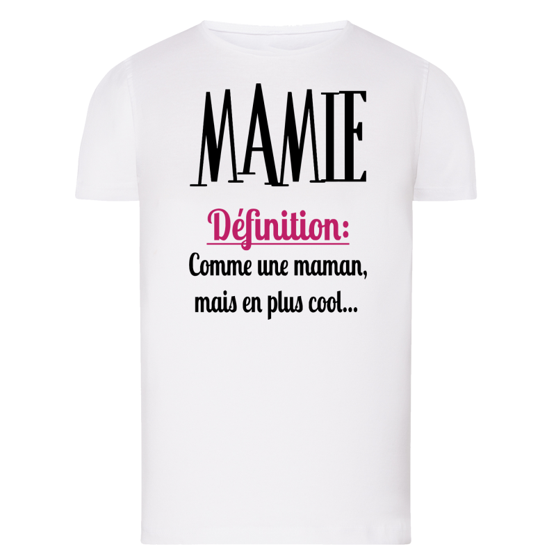 Définition de Mamie : 