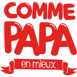 Comme Papa en mieux Rouge