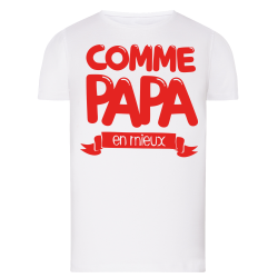 Comme Papa en mieux Rouge