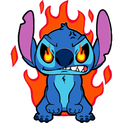 Stitch Flamme