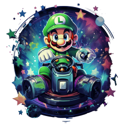 Mario Kart Luigi Voiture Circle IA