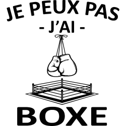 J'peux pas j'ai Boxe