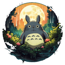 Miyazaki univers Totoro IA 3