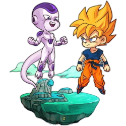 Manga DBZ Freezer chibi